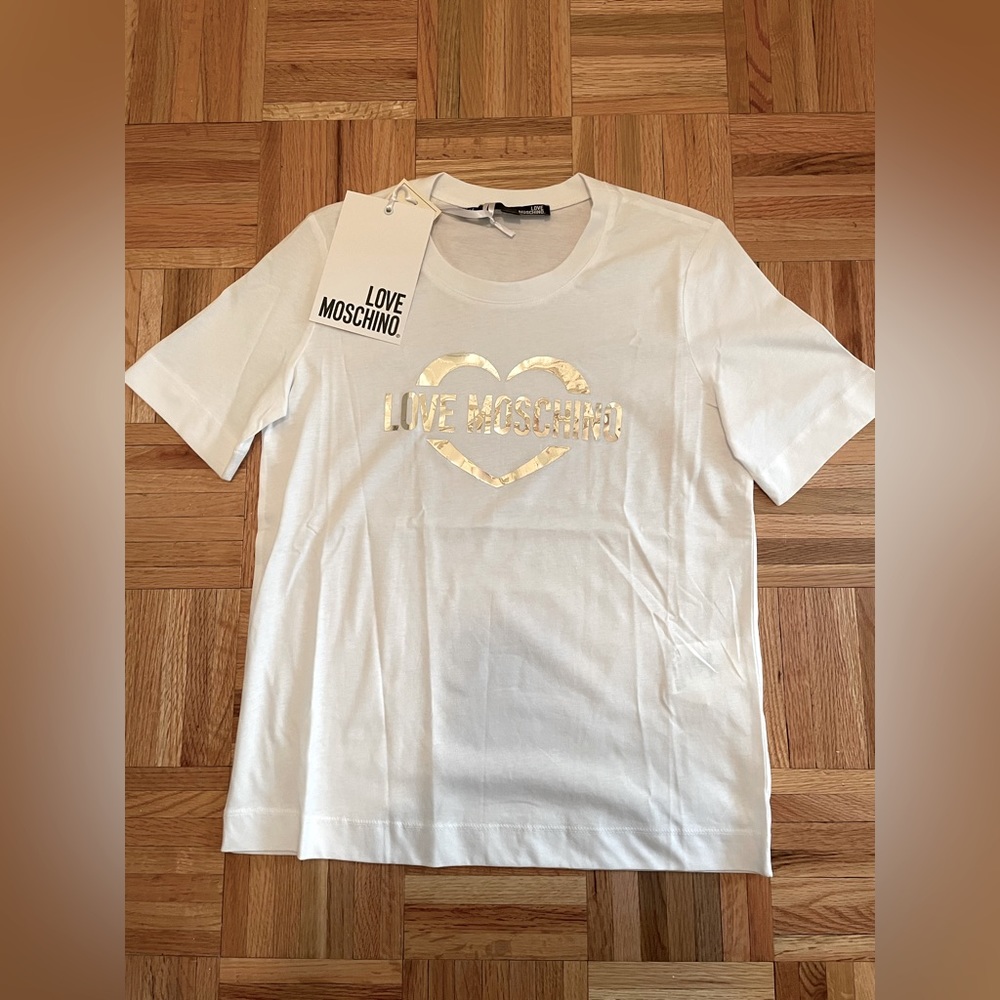 Women’s Love Moschino T-Shirt - Italian Size 40